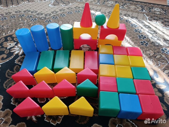 Кубики детские развивающие 42 детали