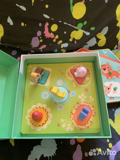 Развивающие игрушки Djeco battat b. Toys пазл