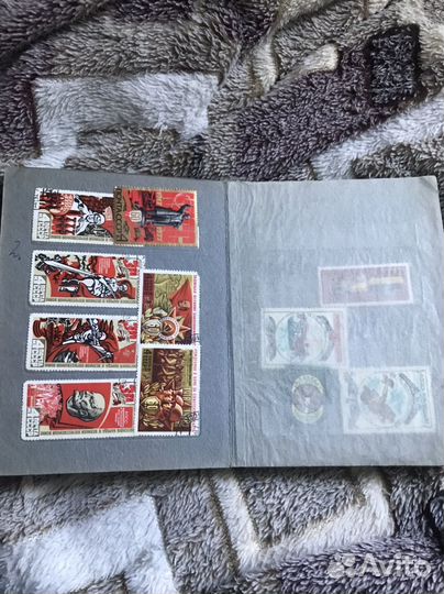 Набор советских почтовых марок 70-80 гг