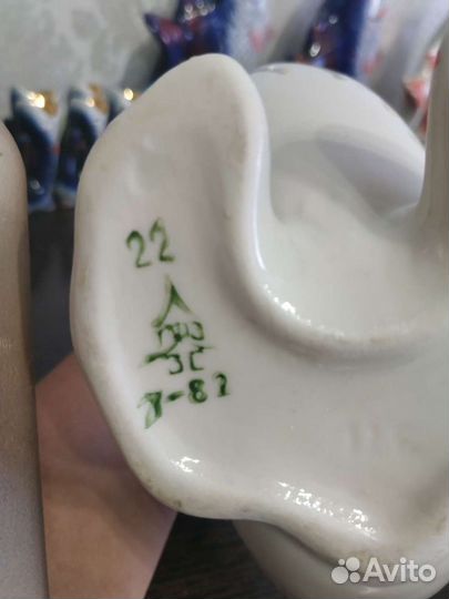 Фарфоровые штофы Рыбки Петушки