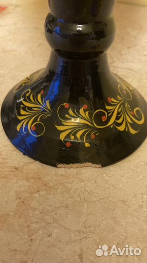 Ваза для цветов хохломская