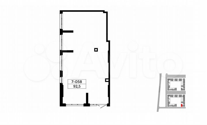 Угловое Помещение Свободного назначения, 92.5 м²