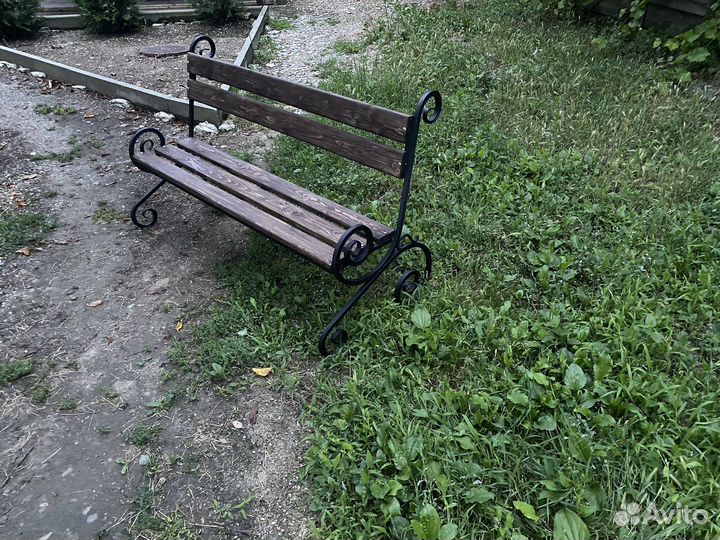 Скамейка кованая