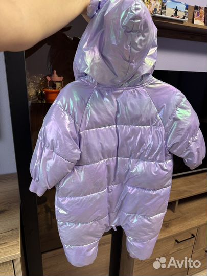Осенний комбинезон для девочки 86