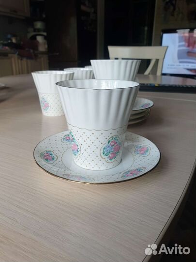 Кофейная пара лфз костяной фарфор