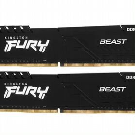 Оперативная память Kingston fury Beast Black 16gb