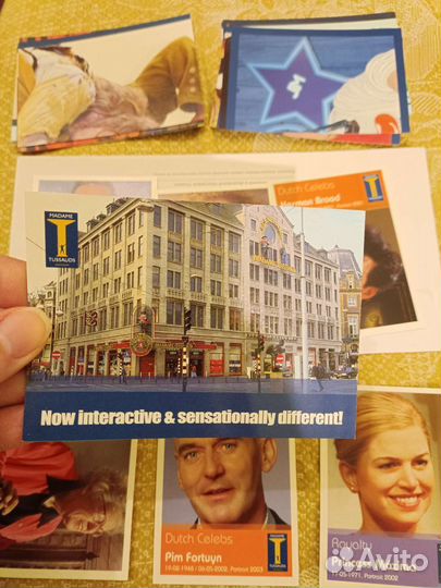 Карточки из музей Мадам Тюссо Амстердам