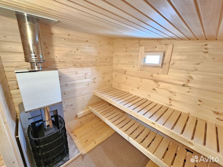 Баня не бочка. Баня сибирь цена под ключ В наличии