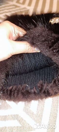 Шапка норковая женская