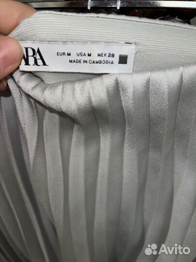 Юбка zara плиссированная