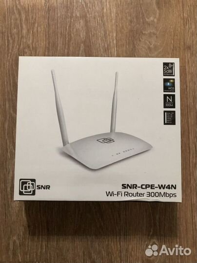Wi-fi роутер SNR-CPE-W4N