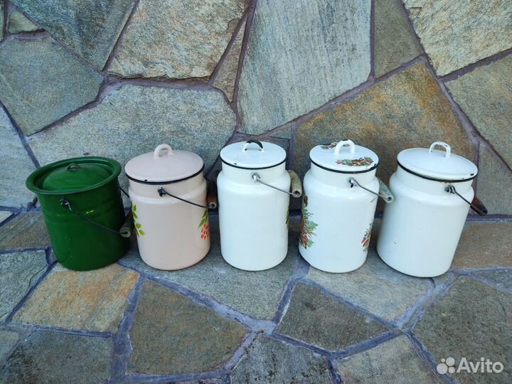 Бидоны эмалированные СССР