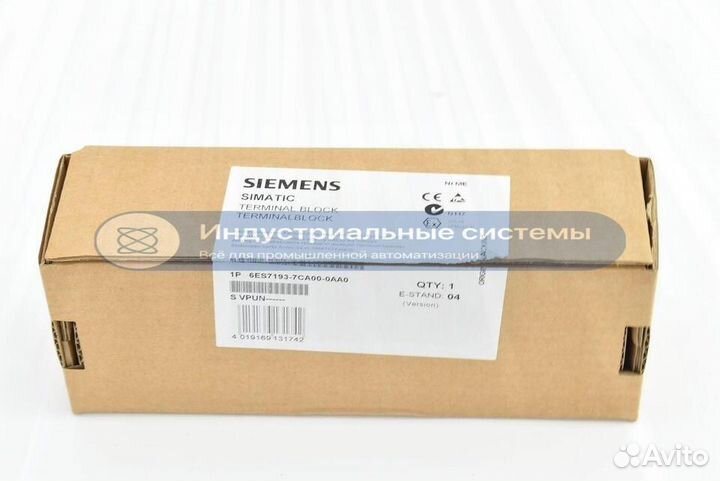 Модуль терминала Siemens 6ES7193-7CA00-0AA0