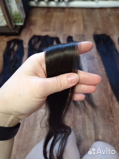 Искусственные волосы на заколках