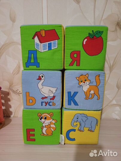 Кубики мякиши большие