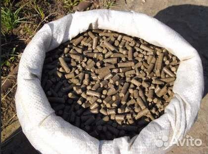 Гранулированный конский навоз