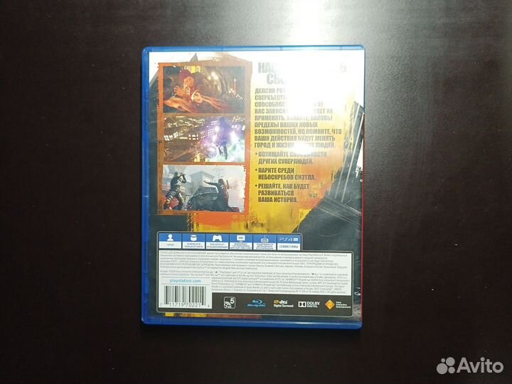 Infamous second son на ps4 продаю