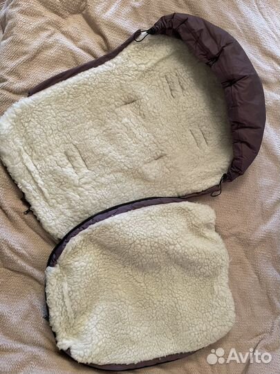 Зимний конверт в коляску amarobaby