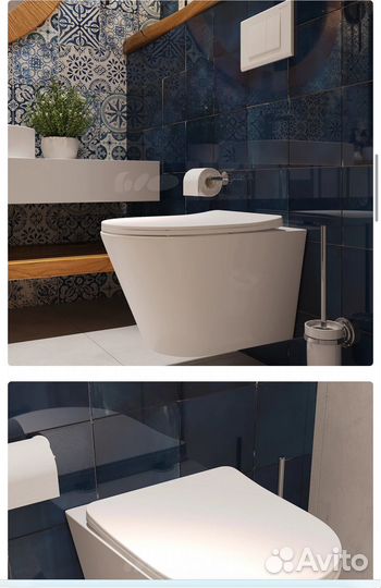 Унитаз подвесной новый