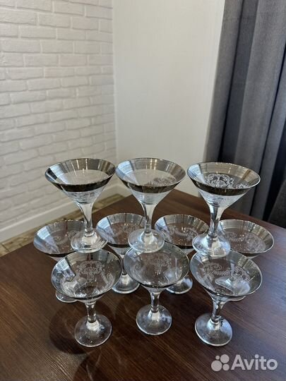 Бокалы для мартини и коктейлей