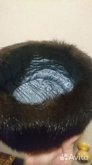 Шапка норковая новая
