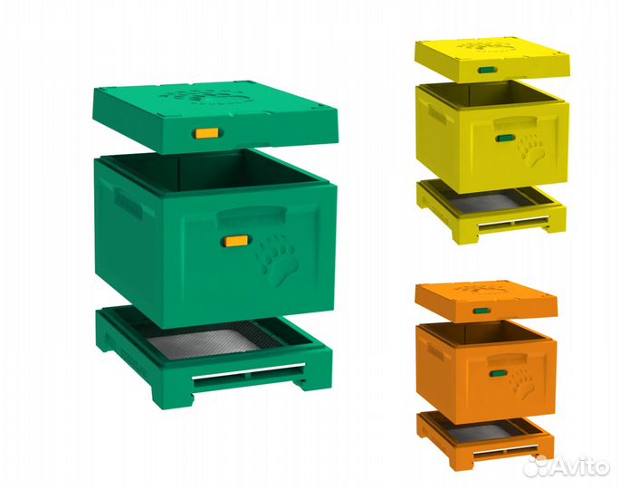 Ульи из ппу Медведь Дадан на 10 рамок