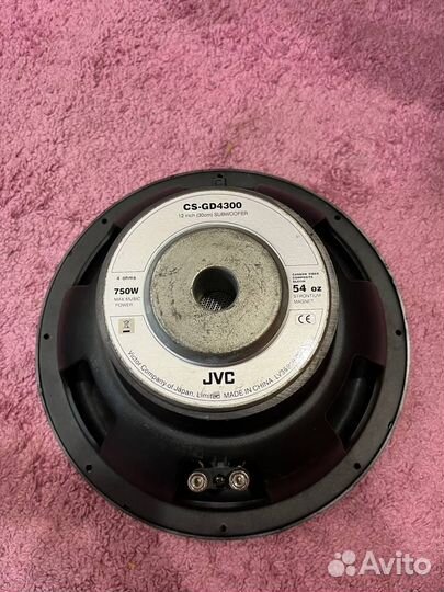 Сабвуфер JVC CS-GD4300