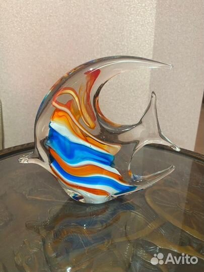 Фигура рыба муранское стекло