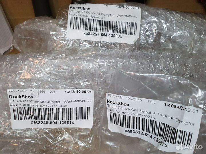 Новые амортизаторы FOX / Rock Shox
