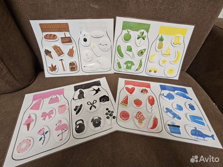 Развивающие игры на липучках