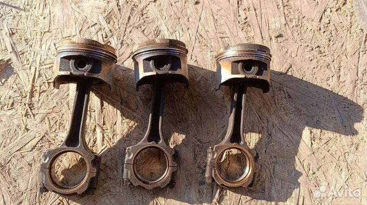 Продам шатуны в сборе с поршнями 5efhe