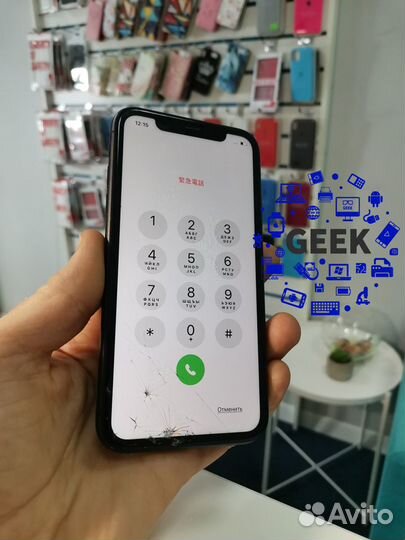 Замена разбитого стекла дисплея iPhone 11 оригинал