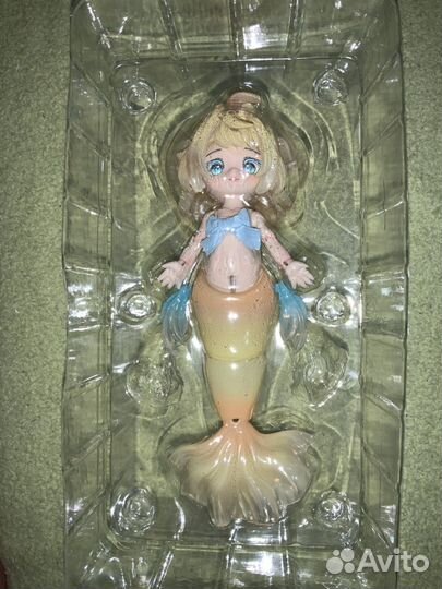 Кукла BJD русалочка Lucky Doll желтая