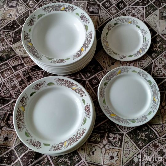 Тарелки зик конаково СССР