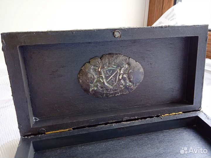 Шкатулка купюрница визитница ручная работа