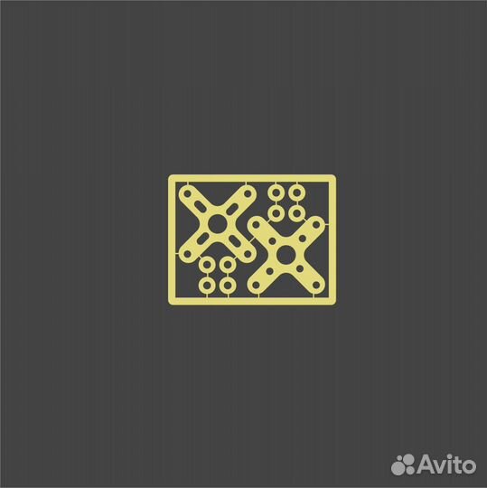 Крепление мотора для радиоуправляемого пенолёта