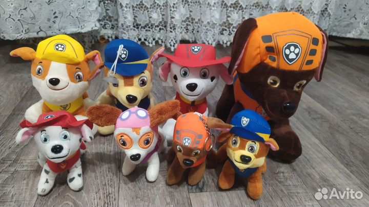 Мягкие игрушки Щенячий патруль