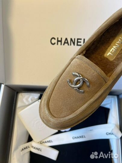 Мюли замшевые Chanel