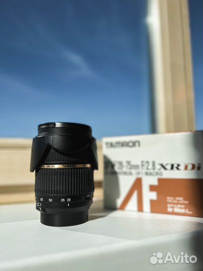 Объектив Tamron 28-75mm f/2.8 для Nikon