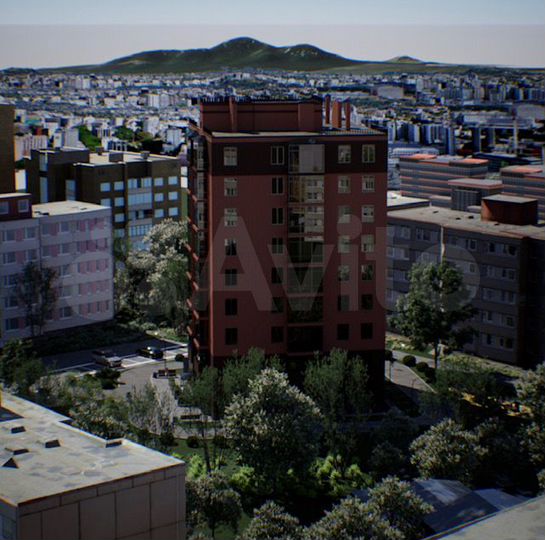 2-к. квартира, 67,7 м², 6/9 эт.