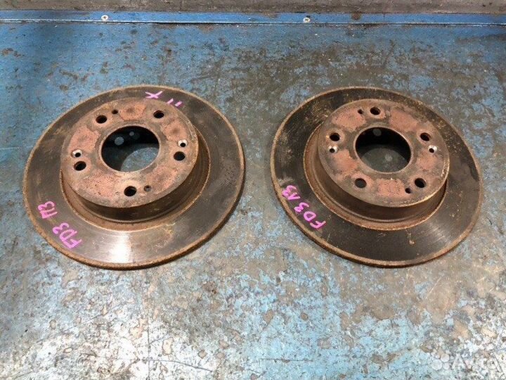 Диски комплект задние Honda Civic 8 4D FD