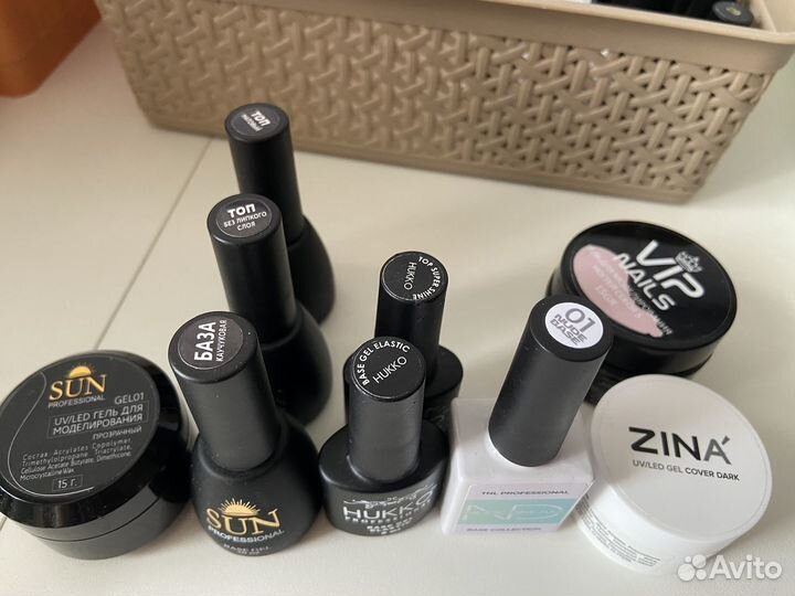 Гель лаки для маникюра набор бу