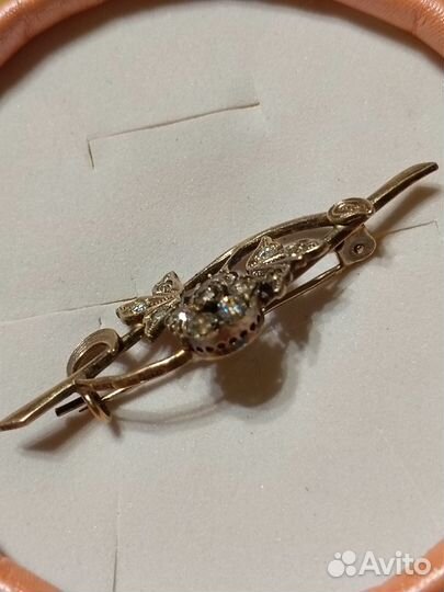 Брошь серебро СССР