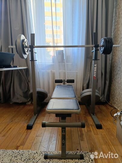 Стойка скамья штанга