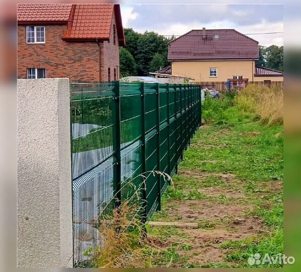 Сетка для забора 3d