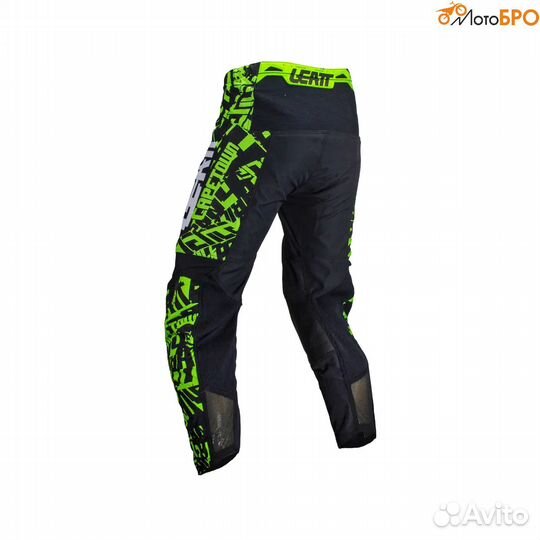 Костюм джерси + штаны Leatt 3.5 черный-зелёный