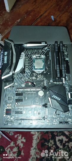 Процессор Intel Core i5-8600K на MSI Z370