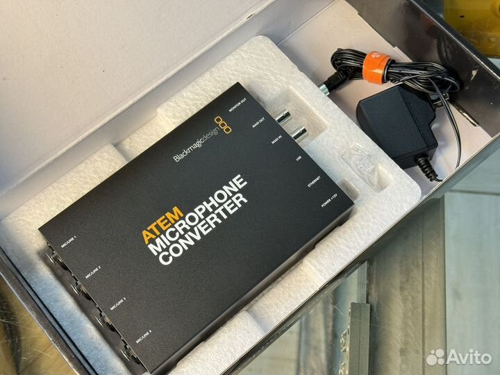 Blackmagic design atem madi microphone converter