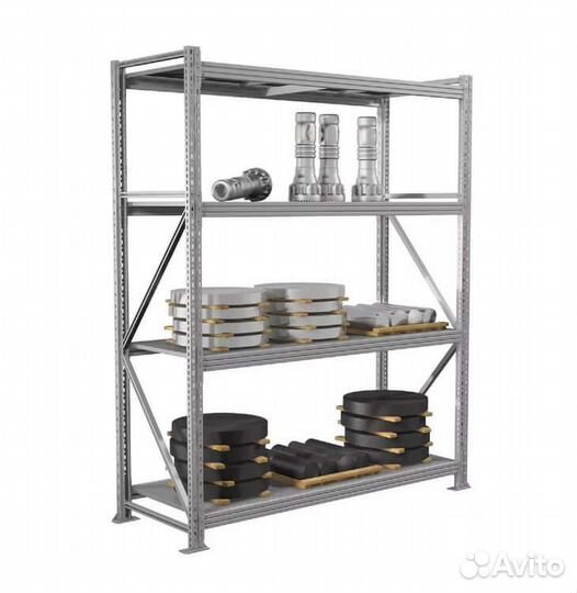 Стеллажи Среднегрузовые нагрузка 400 кг на полку