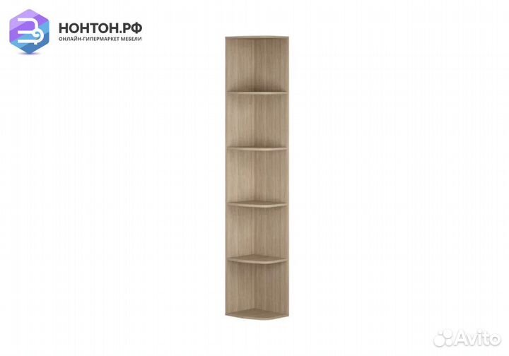 Торцевой стеллаж Палермо-3 Юниор ясень шимо светлы